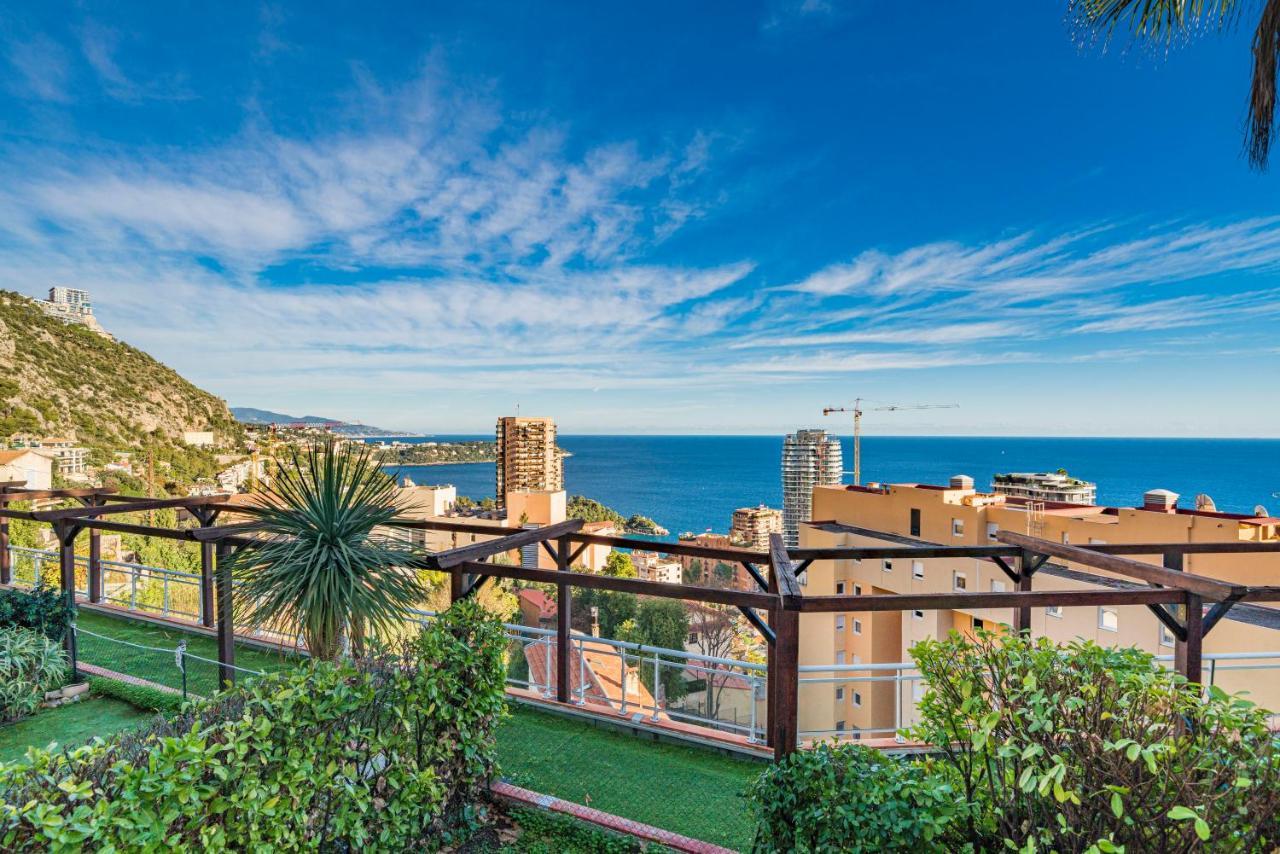 Frontiere Monaco, Terrasse, Vue Mer, Parking - Ab Beausoleil Dış mekan fotoğraf